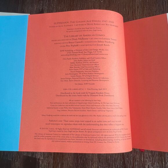 Superman: the Golden Age Dailies Comic Volume 3 1947-1949 Hardcover 1st Printing - Picture 2 of 3